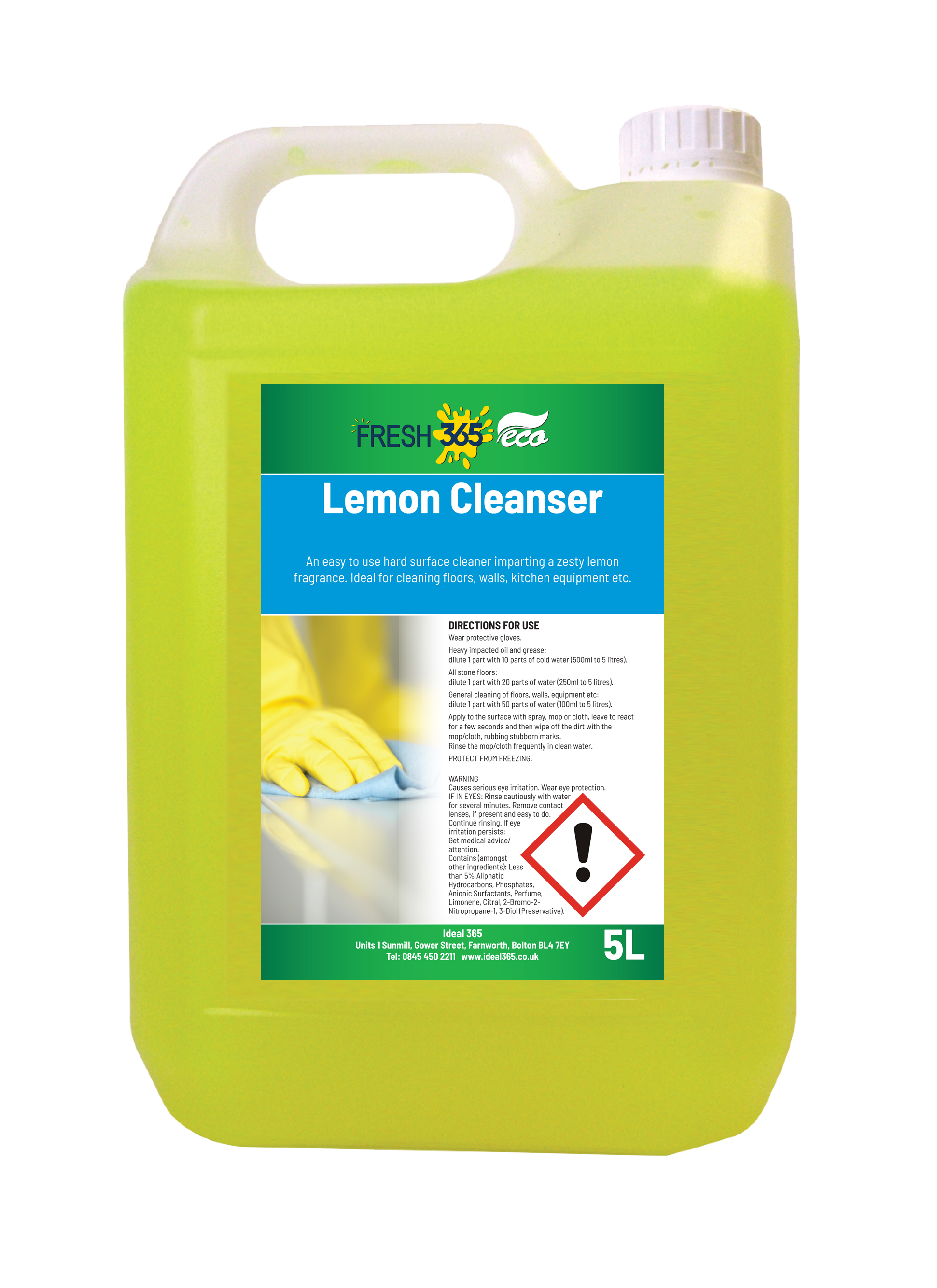 Fresh 365 lemon cleanser 5 litre