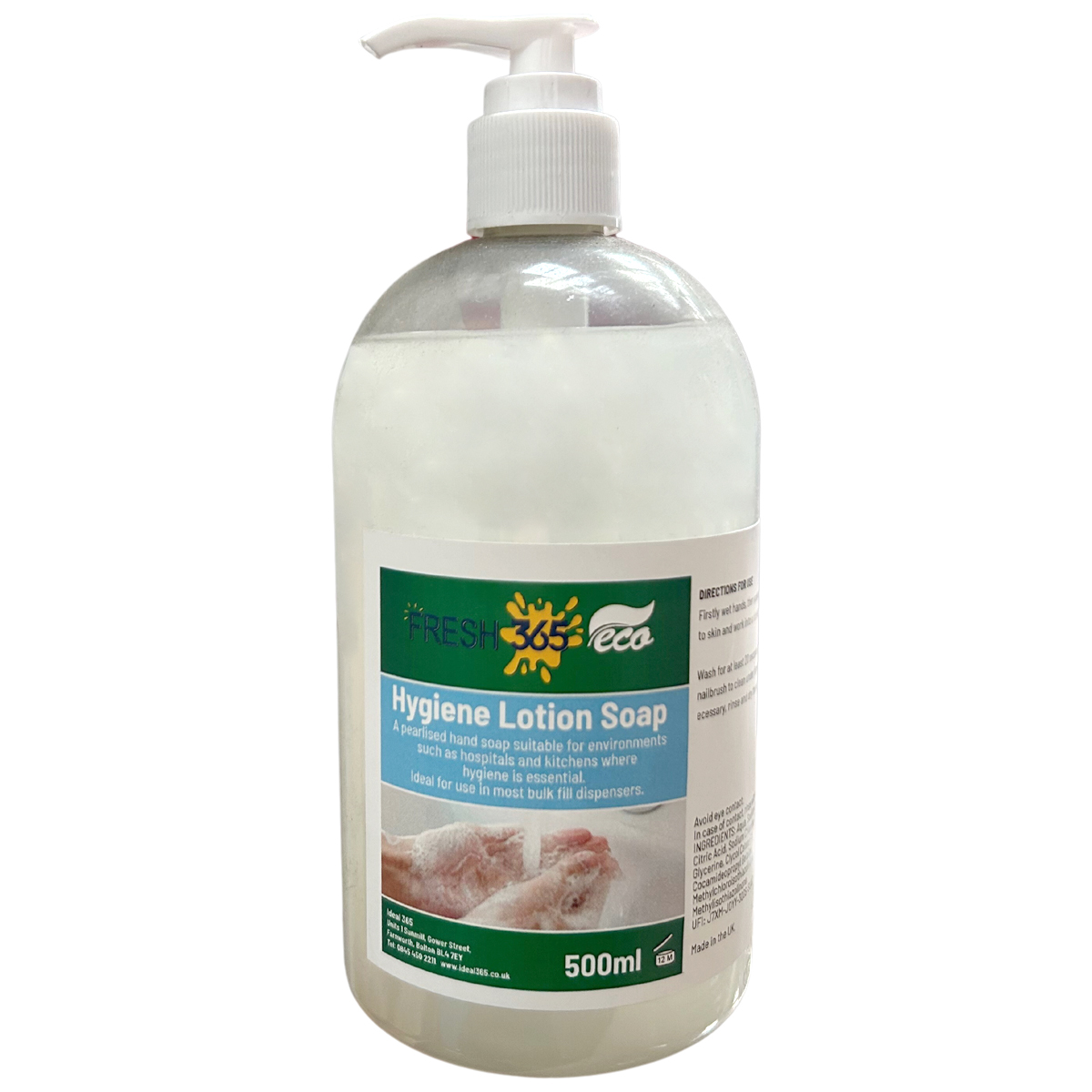 Fresh 365 eco hygiene lotion soap 500ml x 10