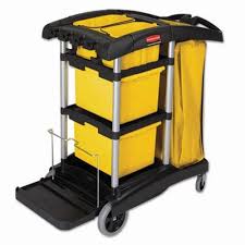 Microfibre cleaning cart