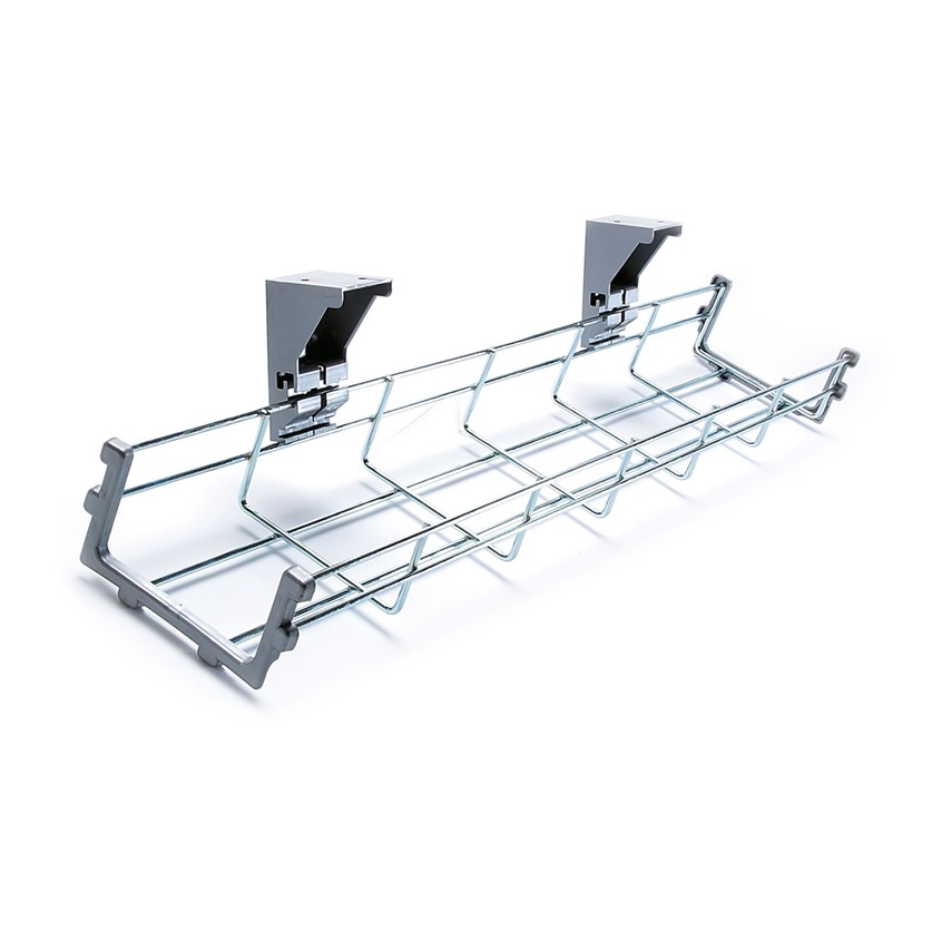 Drop down cable management tray 1200mm long