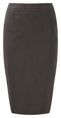 Wyndham straight skirt mid grey 22r
