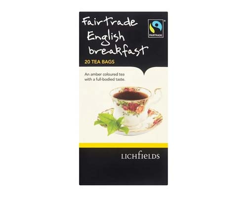 Lichfields fairtrade tea (pack of 20)