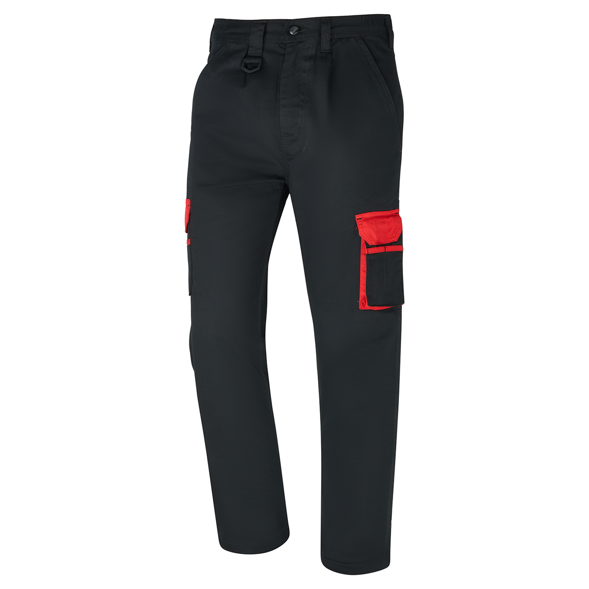 Silverswift two tone combat trouser - 34r - black / red