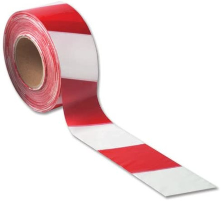 Red/white barrier tape