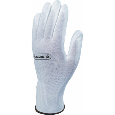 Delta plus ve702pg pu-coated general handling palm gloves