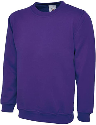 Uc202 - purple 5/6yrs - 300gsm childrens sweatshirt