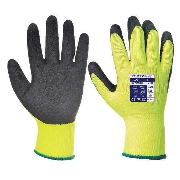 A140 - thermal grip glove latex