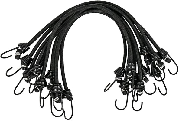 Elasticated bungee cords mixed pack