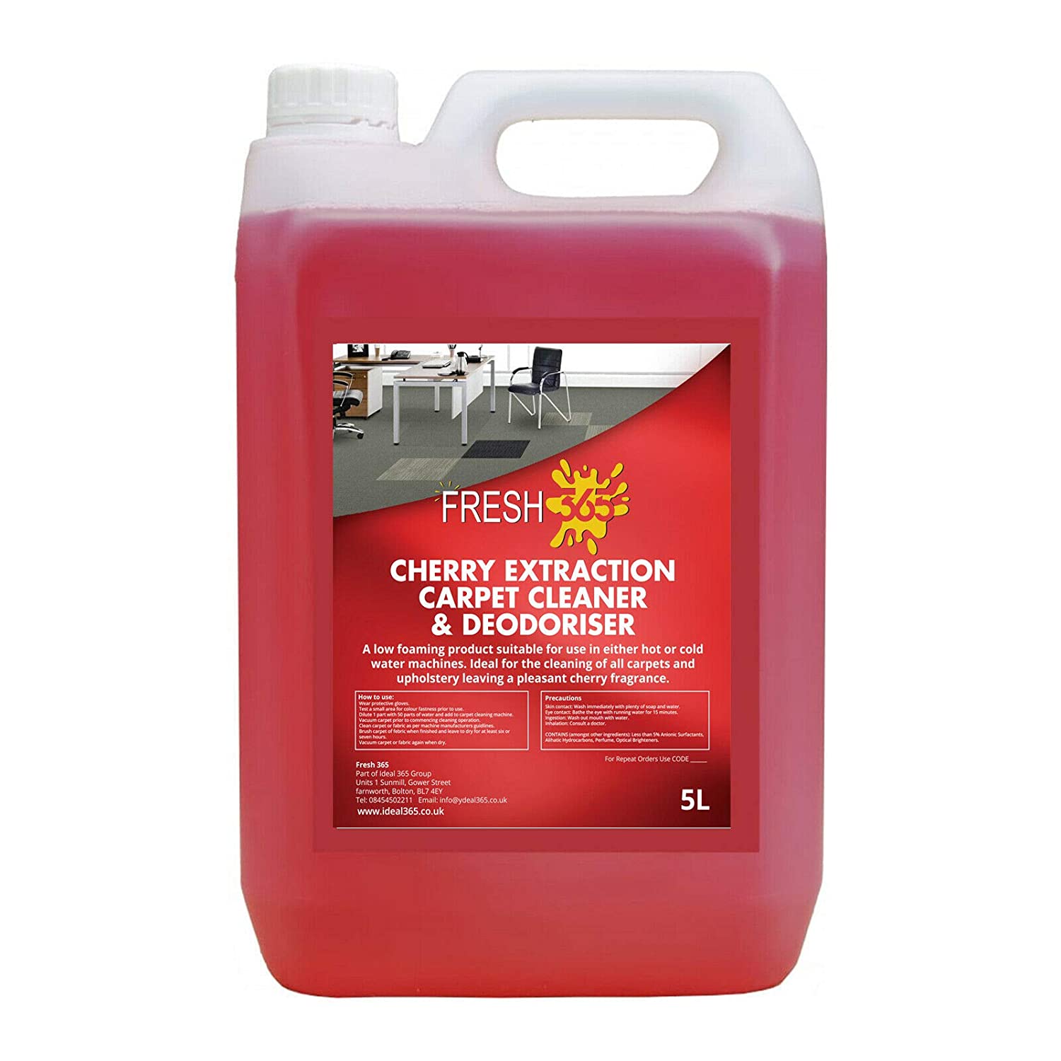 Cherry extraction carpet cleaner 5l 