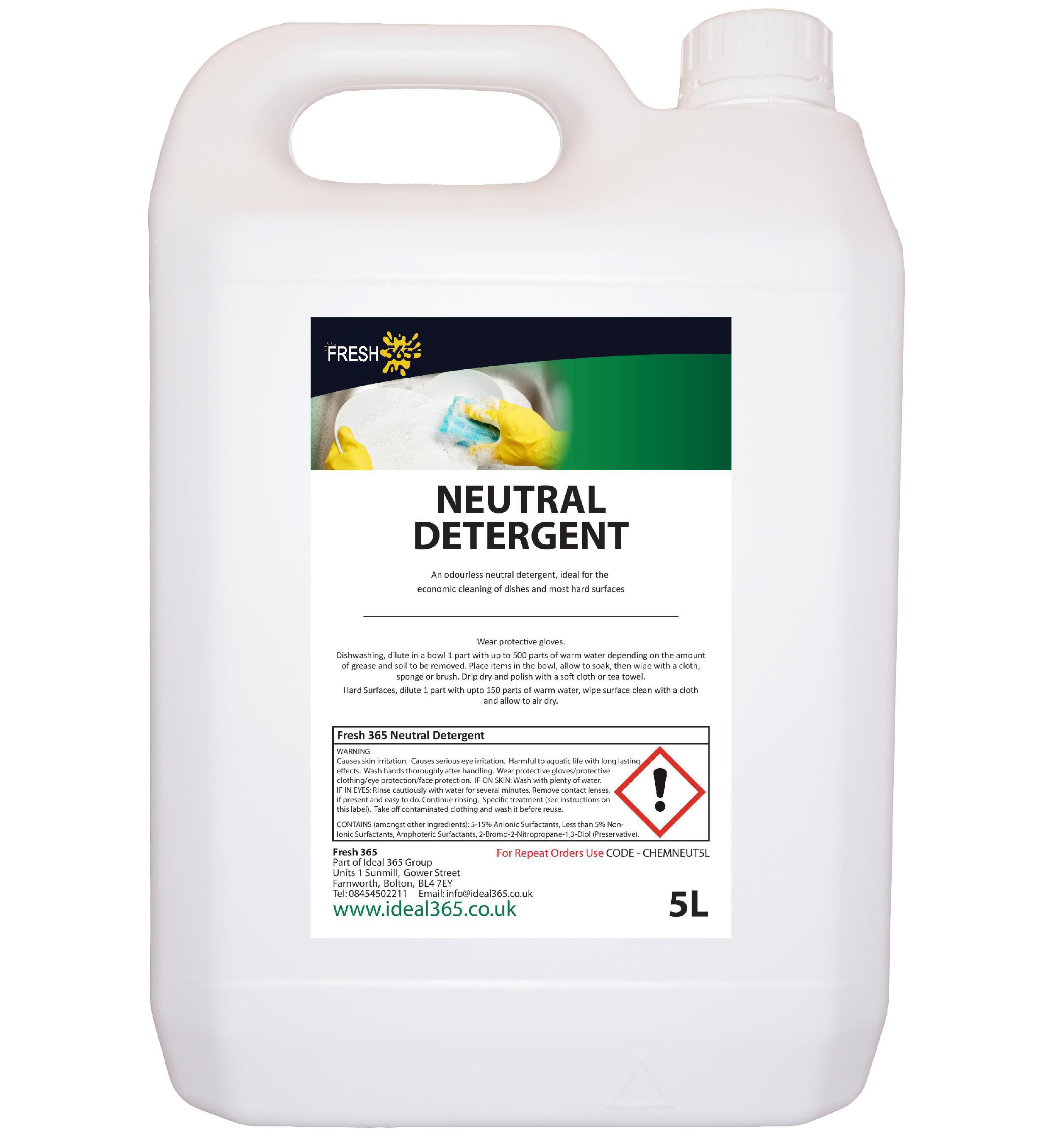 Ideal 365 | Fresh 365 neutral detergent 5 litres