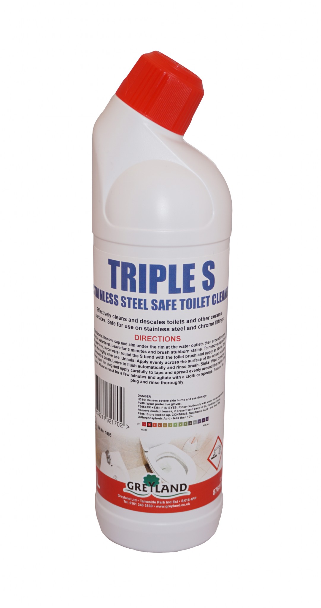Triple s fresh 365 toilet cleaner & descaler 1l