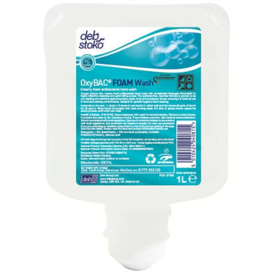 Deb oxybac foam antibac hand soap