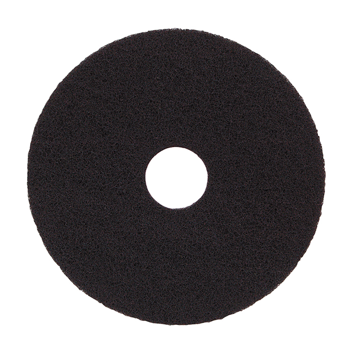 Standard speed floor pads 18 inch - black - box of 5