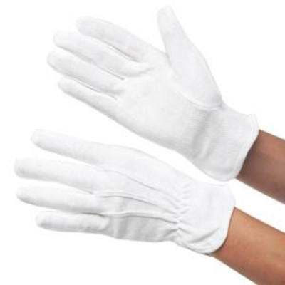 White cotton heat resistant glove