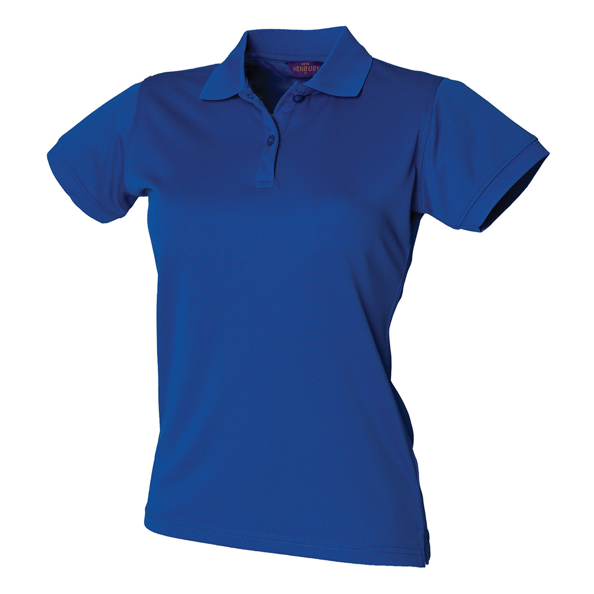 Royal blue performance polo sale