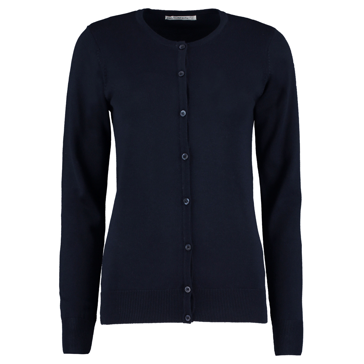 navy work cardigan