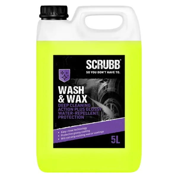 Scrubb m38 wash & wax 5 litres