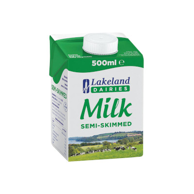 Lakeland uht milk (12x500ml)