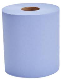 2 ply blue c-feed 150m x 168mm - 6 rolls (c2b156fid) 