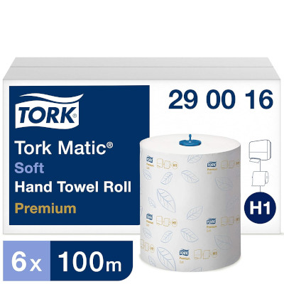 H1 tork matic soft hand towel roll 2ply