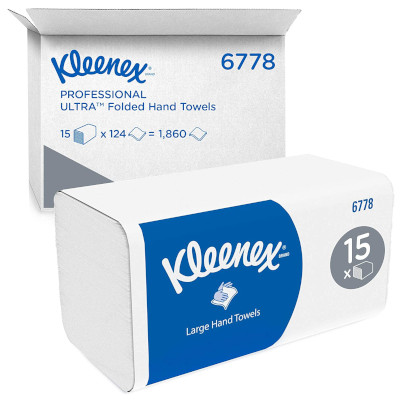 Kleenex 6778 folded hand towels 2ply