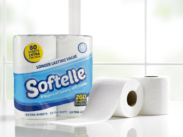 Softelle toilet rolls 240 sheets per roll 
