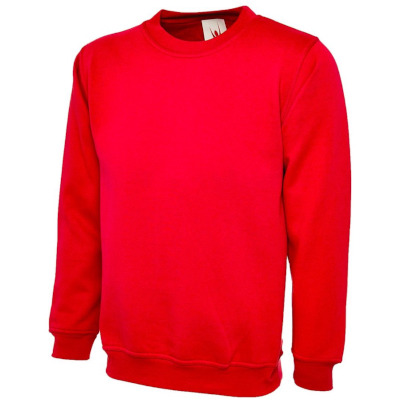 Uc201 - red - med - 350gsm premium sweatshirt
