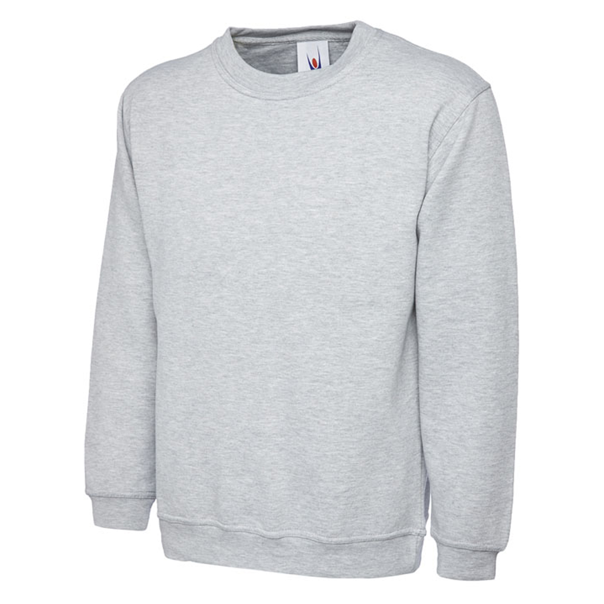 Uc203 300gsm classic sweatshirt - heather grey - large