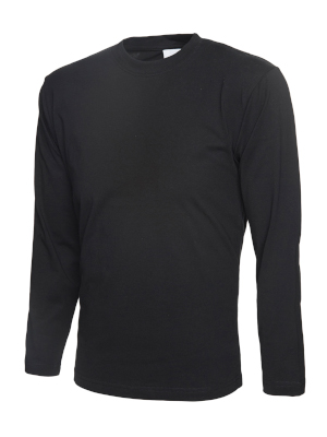 Uc314 - black - med - long sleeve t-shirt 