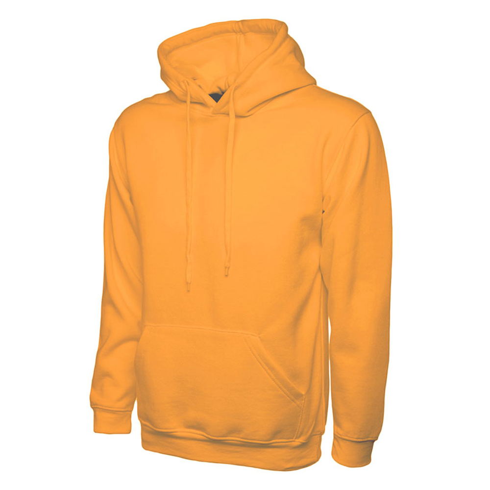 Uc502 300gsm classic hooded sweatshirt - orange - xl