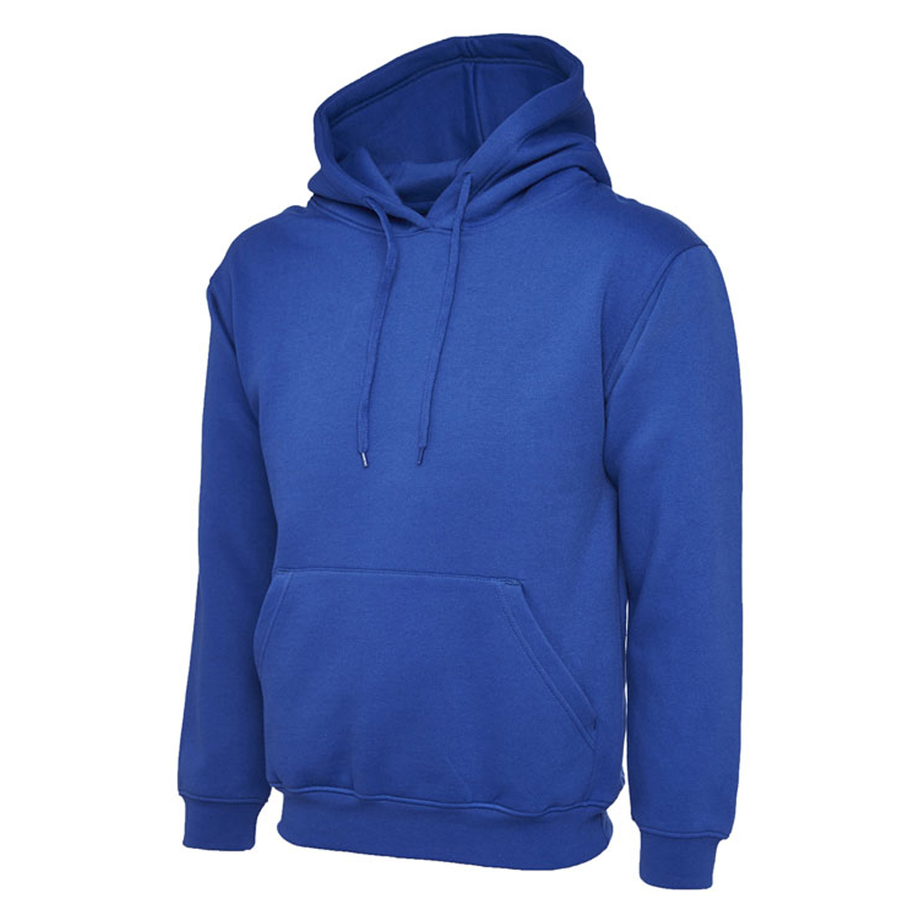 Uc502 300gsm classic hooded sweatshirt - royal blue - 4xl