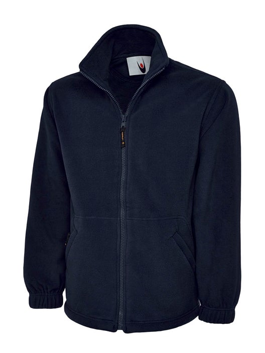 Uc604 300gsm classic full zip micro fleece jacket - navy - medium
