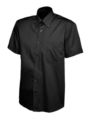 Uneek uc702 - men's pinpoint oxford half sleeve shirt