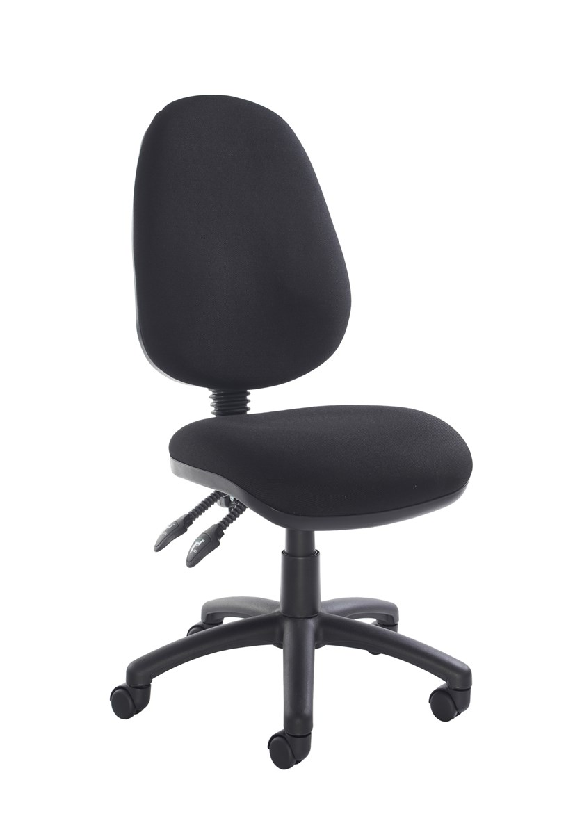 V100 black 2 lever office chair 