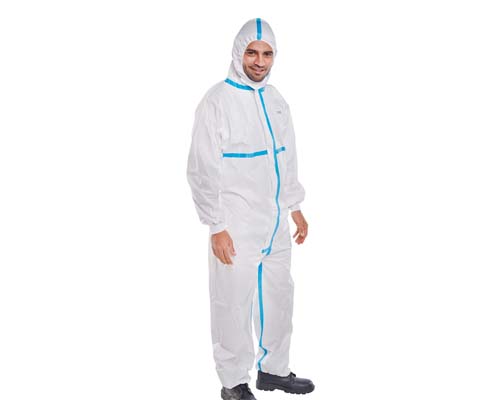 Type 5/6 anti-static disp. microporous coverall