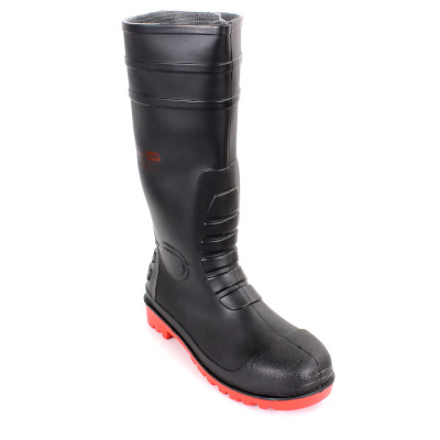Sf78 red sole safety wellington